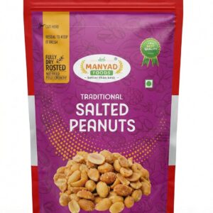 manyad foods traditional salted peanuts, fully dry roasted, not fried, fully crunchy